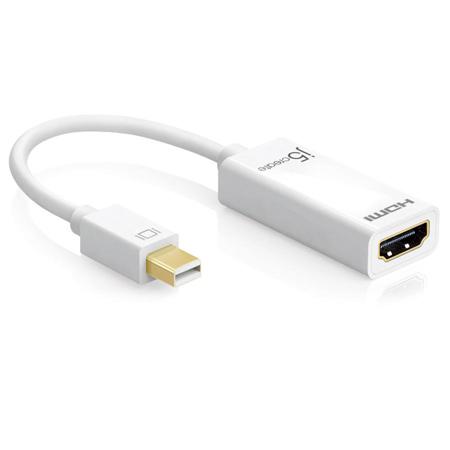 J5 Create JDA159 Mini DisplayPort to 4K HDMI Adapter for Mac and Windows