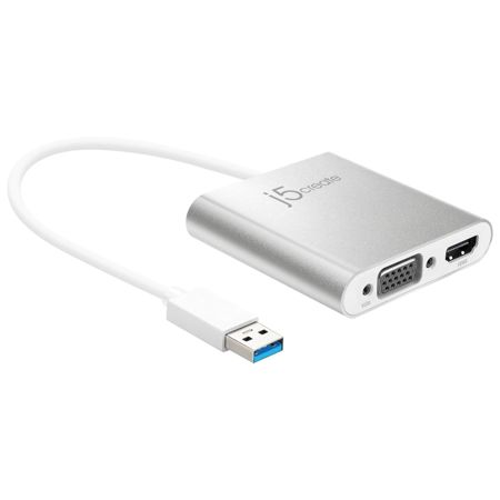J5 Create JUA360 USB 3.0 to HDMI & VGA Multi-Monitor Adapter
