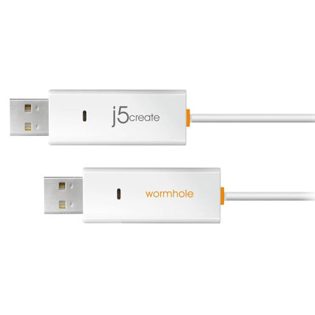J5 Create JUC400 Wormhole Switch USB to USB High Speed Transfer Cable for Mac, Windows and iPad