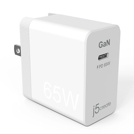 J5 Create JUP1365 65W GaN PD USB-C Mini Charger