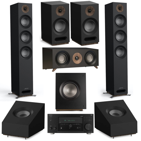 Jamo S 809 7.1 Home Theater System, Black with TX-RZ70 11.2-Ch AV Receiver