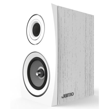 Jamo C 91 II 2-Way Bookshelf Speakers, White Oak, Pair