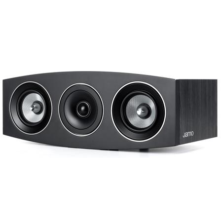 Jamo C 9 CEN II 4" Two-Way Center Channel Speaker, Black Ash