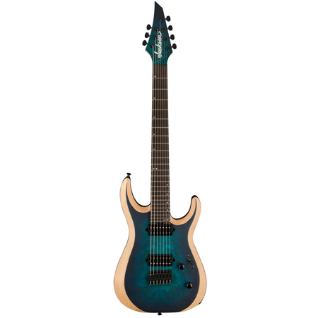 Jackson Pro Plus Series Dinky MDK7P HT 7-String Electric Guitar, Chlorine Burst