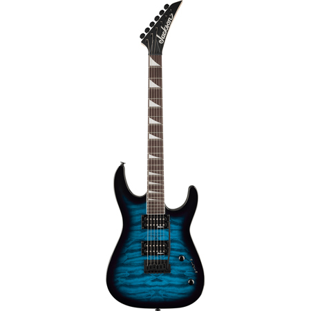 Jackson JS Series Dinky JS20 DKQ 2PT Electric Guitar Transparent Blue Burst