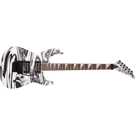 Jackson SLX DX X Series Soloist Swirl Electric Guitar, Laurel, Satin White Swirl