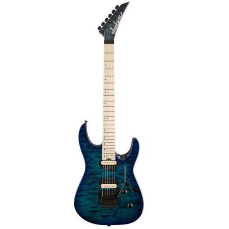 Jackson Pro Dinky DK2QM Electric Guitar, Maple Fingerboard, Chlorine Burst