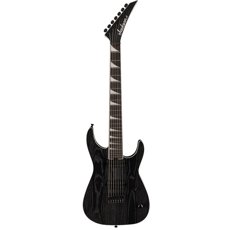 Jackson Pro Series Signature Jeff Loomis Soloist SL7 HT 7-String Electric Guitar, Black Ash