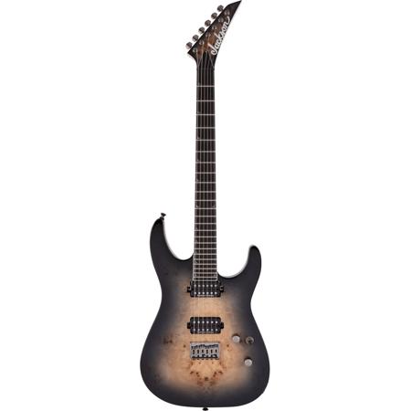 Jackson Pro Soloist SL2P MAH HT Electric Guitar, Ebony Fingerboard, Transparent Black Burst