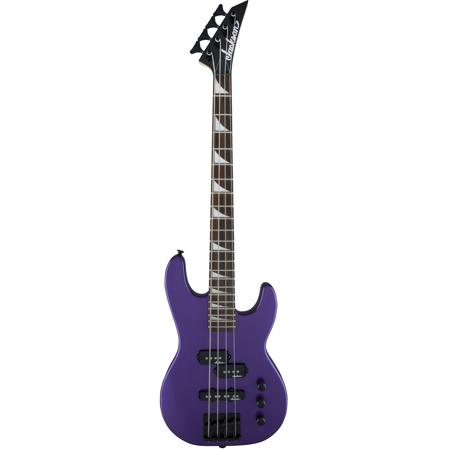 Jackson JS Series Concert Bass Minion JS1X 4-String Electric Guitar, 22 Frets, Bolt-On Neck, Amaranth Fingerboard, Gloss, Pavo Purple