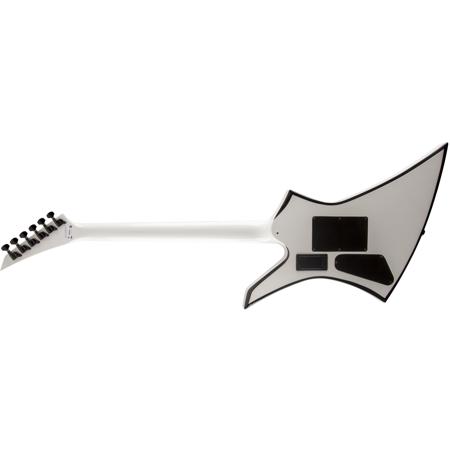 Jackson KEXMG Kelly Electric Guitar, Rosewood Fingerboard, White with Black Beve