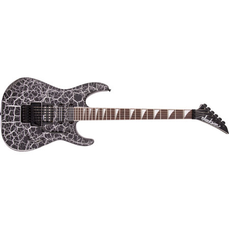 Jackson SL3X DX X Series Soloist Crackle Electric Guitar, Silver Crackle