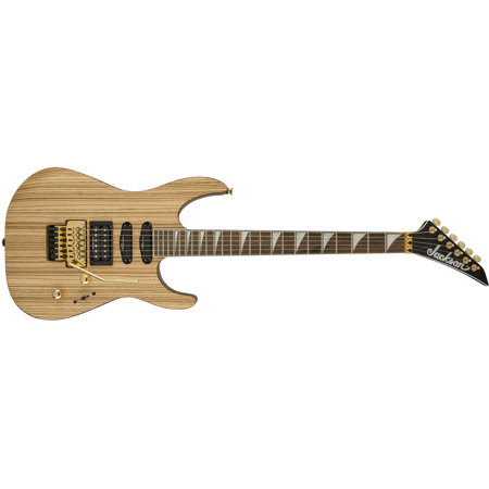 Jackson X Series Soloist SL3X Zebrawood Electric Guitar, Laurel, Natural