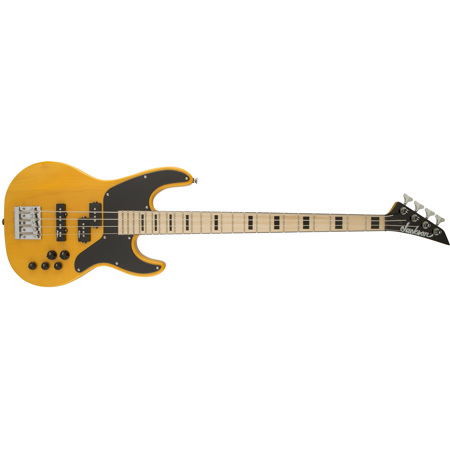 Jackson X Series Concert Bass CBXNTM IV Electric Bass Guitar, Maple,Butterscotch
