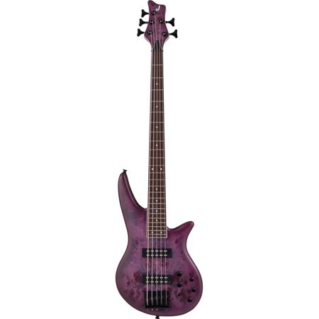 Jackson X Series Spectra Bass SBXP V 5-String Electric Guitar, Laurel Fingerboard, Transparent Purple Burst