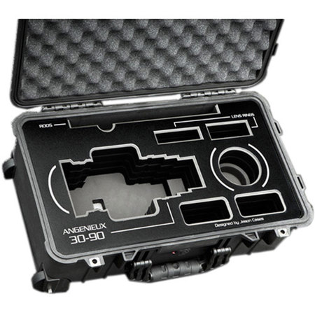 Jason Cases Hard Case with Laser-Cut Foam for Angenieux EZ-2 15-40mm Lens