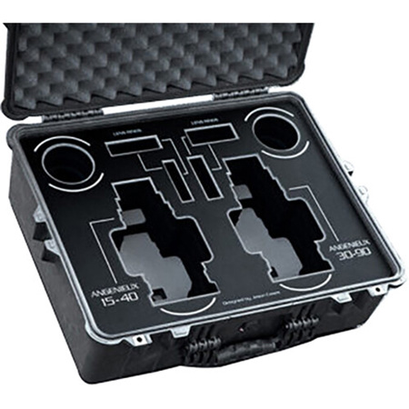 Hard Case with Laser-Cut Foam for Angenieux EZ-1 and EZ-2 Lenses