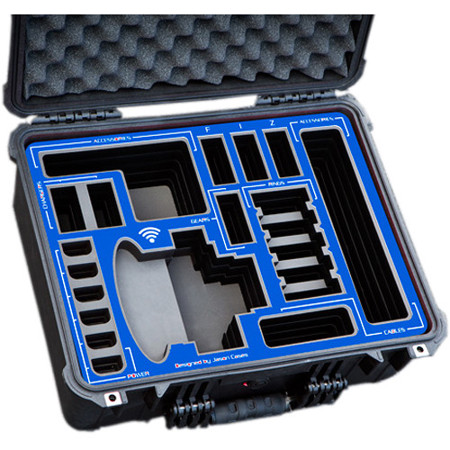Jason Cases Case with Foam for Arri WCU-4 Follow Focus, Blue Overlay