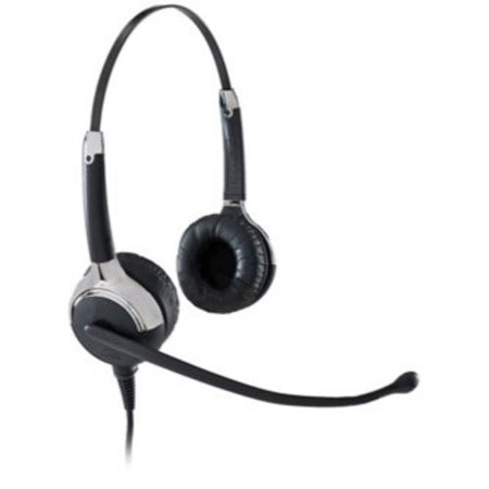 Jabra VXi UC ProSet 21P DC Duo Wideband QD Headset, Mic for Plantronics Amp,Bulk