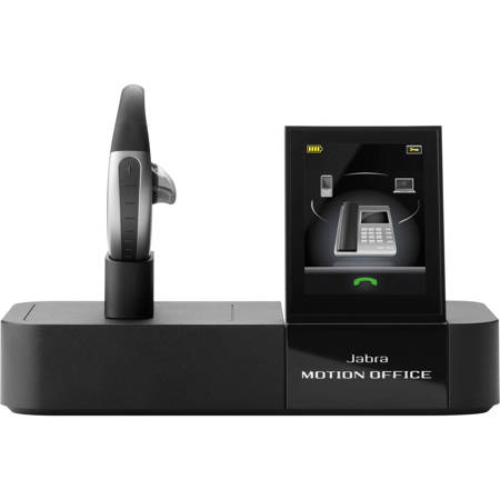 Jabra Motion Office Bluetooth Headset with USB Adapter and Touchscreen Base