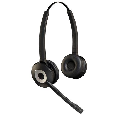 Jabra Pro 930 Duo MS Wireless Headset with Headband Attachment and Base
