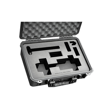 Jason Cases Hard Case w/Laser-Cut Foam for Bright Tangerine Revolvr Follow Focus