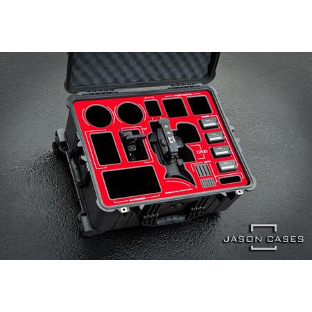 Red Camera Case USED Jason Cases Case with Laser-Cut Foam for Canon C200 Camera, Red ...