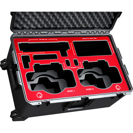 Jason Cases Wheeled Hard Case w/Foam for 2x CR-N700 Robos & RC-OP100 Controller