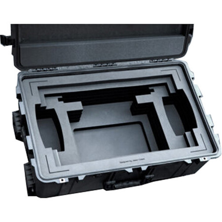 Jason Cases Wheeled Hard Case with Laser-Cut Foam for BenQ SW271 27" Photo Editing 4K Monitor