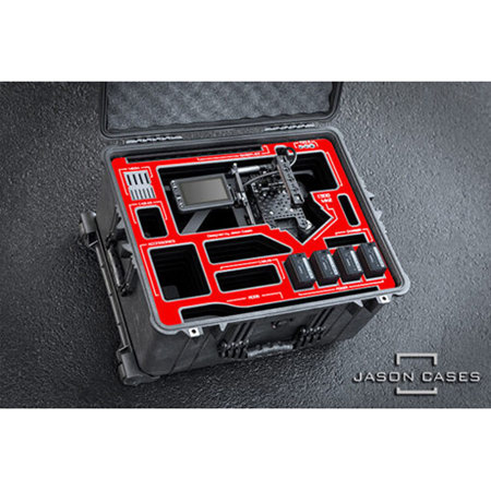 Jason Cases Hard Case with Laser-Cut Foam for C500 Mark II+Wooden Camera Plates