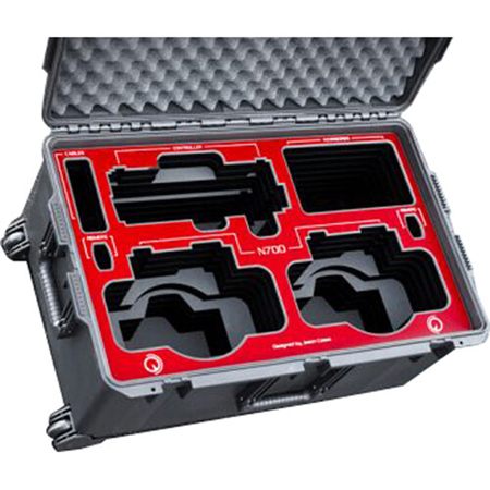 Jason Cases Wheeled Hard Case w/Foam for 2x Canon CR-N500 Robos & Controller