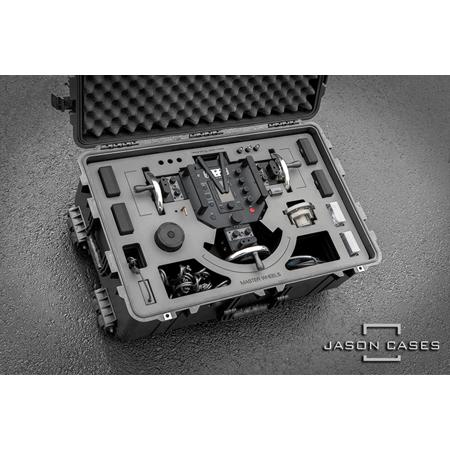 Jason Cases Wheeled Hard Case with Laser-Cut Foam for DJI Master Wheels