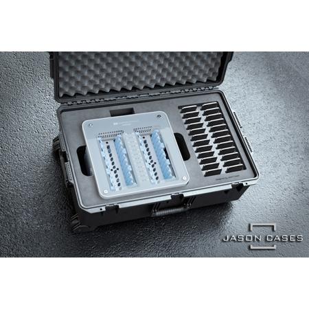 Wheeled Hard Case with Laser-Cut Foam for Datamation UniDock-24 Docking Station