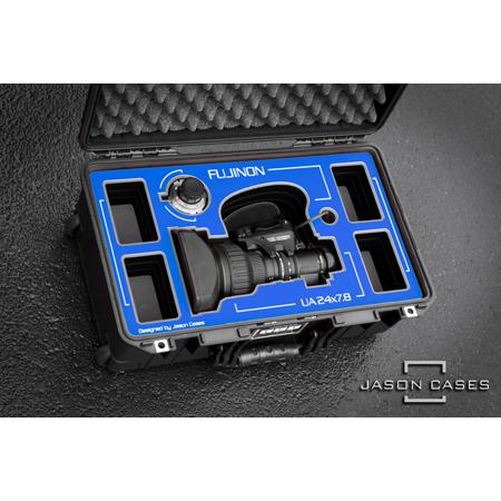 Jason Cases Wheeled Hard Case with Laser-Cut Foam for Fujinon UA24X7.8BERD Lens