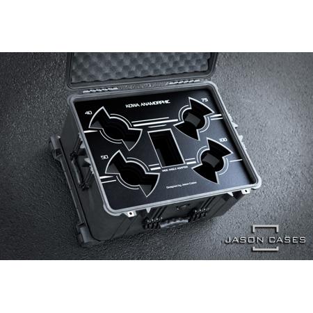 Jason Cases Wheeled Hard Case with Laser-Cut Foam for 4x Kowa Anamorphics Lens