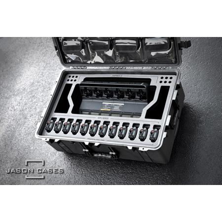 Jason Cases Wheeled Hard Case w/Foam for 12x Motorola APX 8000 Radios & Charger