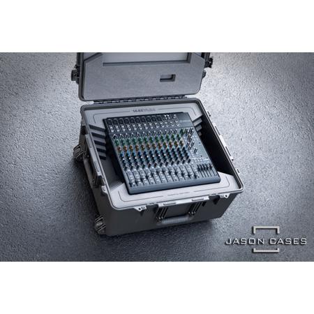 Jason Cases Wheeled Hard Case with Foam for Mackie 1642VLZ4 16-Channel Mixer
