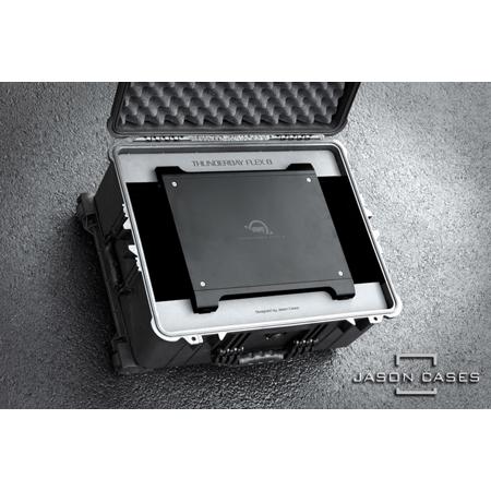 Jason Cases Wheeled Hard Case with Laser-Cut Foam for OWC Thunderbay Flex 8