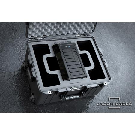 Jason Cases Wheeled Hard Case with Laser-Cut Foam for Promise Pegasus32 R8