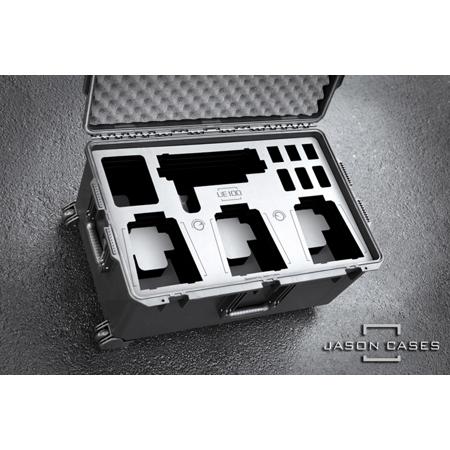 Jason Cases Wheeled Hard Case w/Foam for 3x Panasonic AW-UE100 Robo & Controller