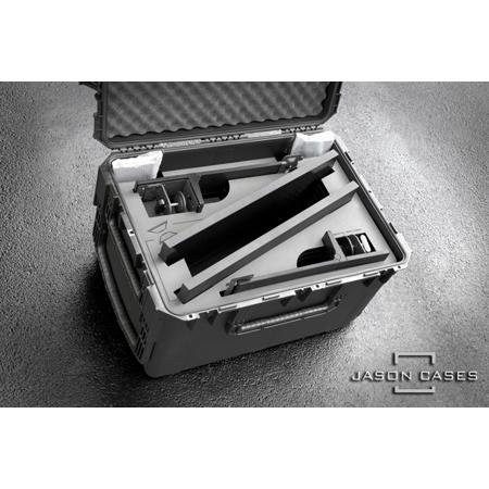 Jason Cases Wheeled Hard Case with Foam for 2x Samsung 32" SR75 4K UHD Monitor