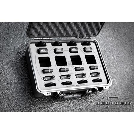 Jason Cases Hard Case with Foam for 4x Sennheiser AVX-ME2 Wireless Audio System