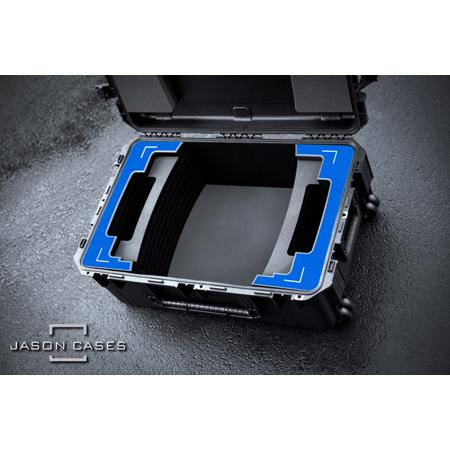 Jason Cases Wheeled Hard Case w/Foam for SmallHD Vision 24" Monitor, BlueOverlay
