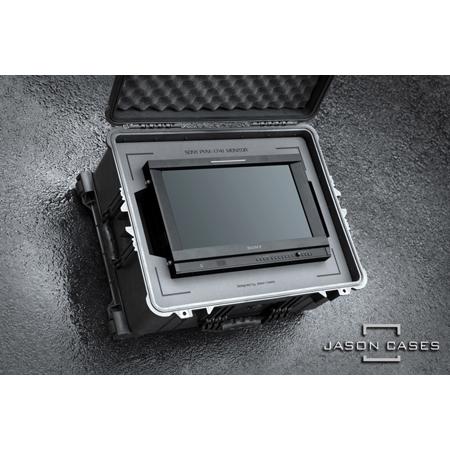 Jason Cases Wheeled Hard Case with Laser-Cut Foam for Sony PVM-1741 Monitor
