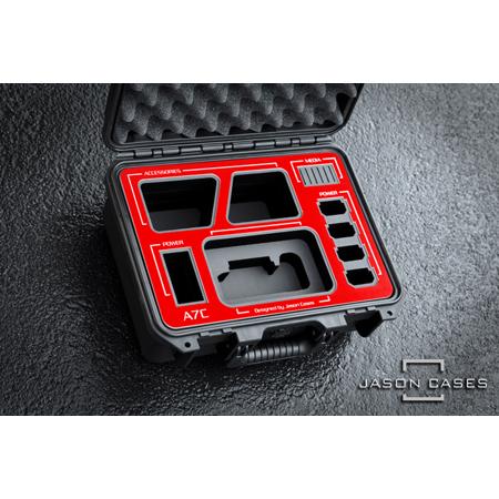 Jason Cases Hard Case with Laser-Cut Foam for Sony Alpha 7C Camera Body