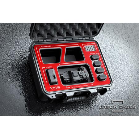 Jason Cases Hard Case with Laser-Cut Foam for Sony Alpha 7S III Camera Body