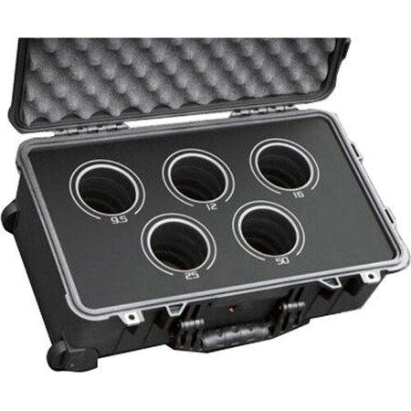 Jason Cases Wheeled Hard Case with Laser-Cut Foam for 5x Zeiss Super Speed Lens