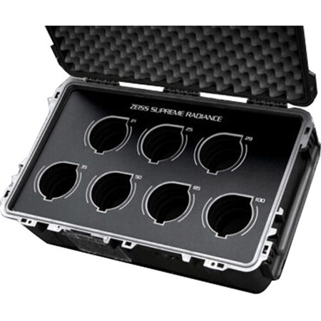 Jason Cases Wheeled Hard Case with Laser-Cut Foam for 7x Zeiss Supreme Prime Lens