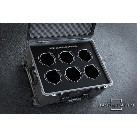 Jason Cases Wheeled Hard Case with Laser-Cut Foam for 6x Zeiss Supreme Long Prime Lens