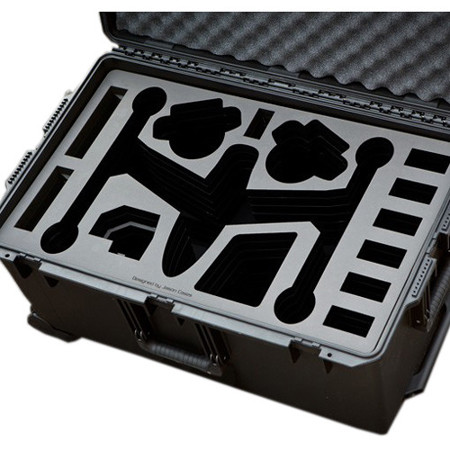 Jason Cases Protective Case with Laser-Cut Foam for DJI Inspire Pro/RAW Quadcopter
